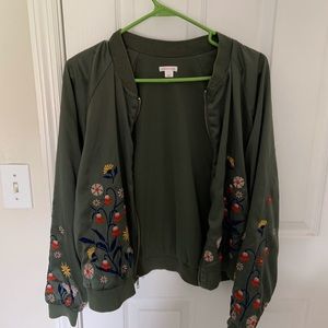 Jacket with Pretty Floral Detail